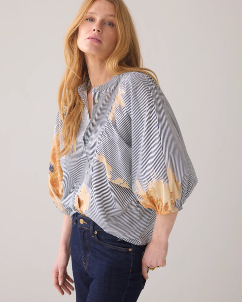 SUMMUM - BLOUSE WITH UNIQUE PRINT