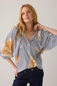 SUMMUM - BLOUSE WITH UNIQUE PRINT