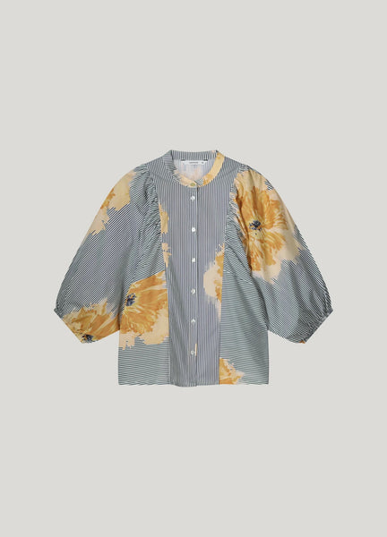 SUMMUM - BLOUSE WITH UNIQUE PRINT
