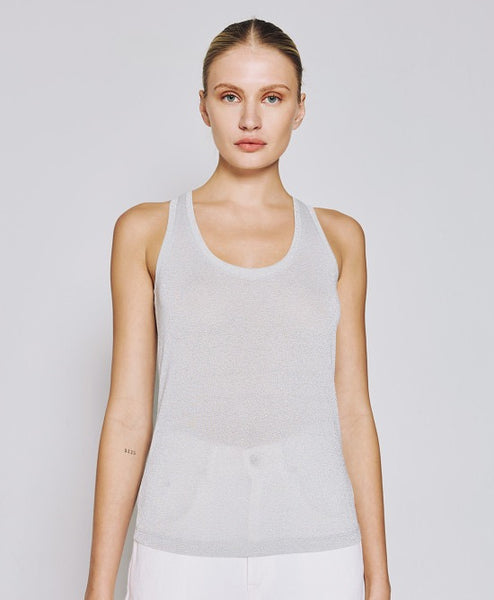 ACCESS Sleeveless lurex top