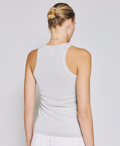 ACCESS Sleeveless lurex top