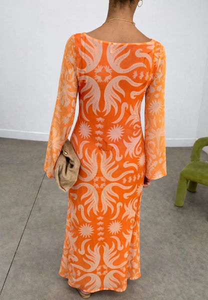 Never Fully Dressed Maxi dress - orange