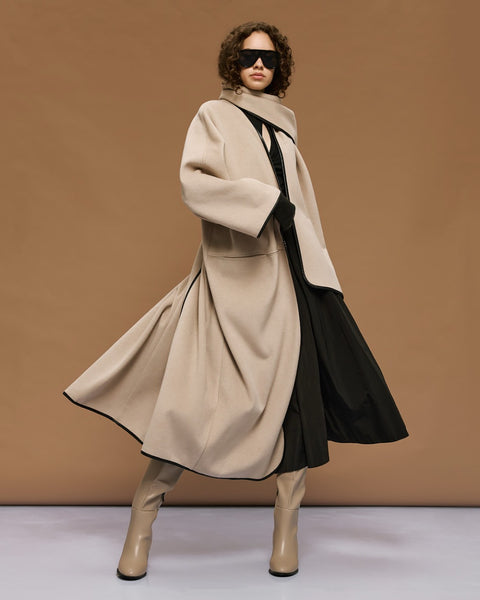 ACCESS Coat with scarf