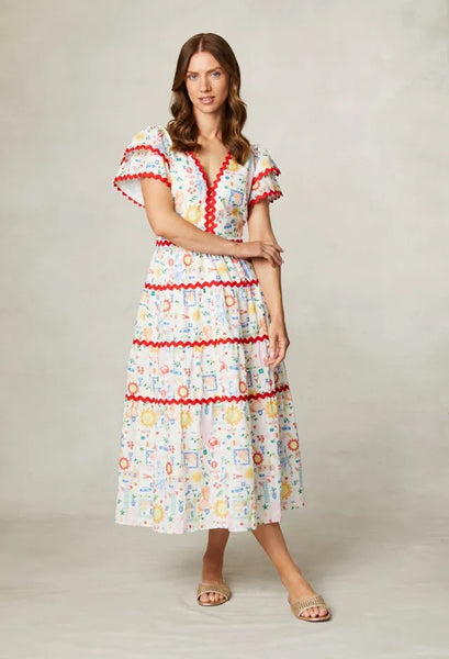Fee G LYRA RICK RACK DRESS