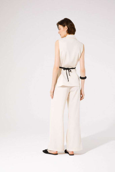 Goa Goa - VEST WITH CONTRASTING BELT