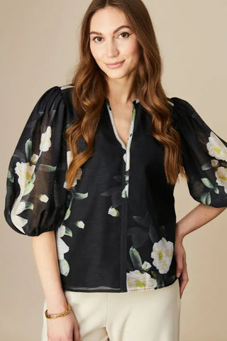 Fee G Mila Puff Sleeve Blouse