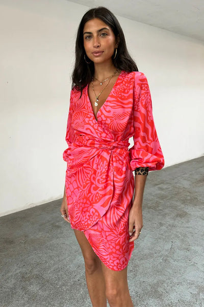 Never Fully Dressed - Valentine Animal Mini Vienna Dress
