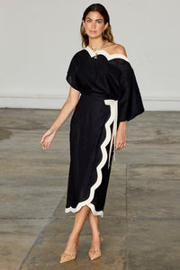 Never Fully Dressed - Mono Scallop Tilly Top