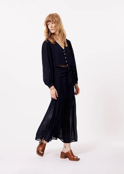 FRNCH NYDIA SHIRT NAVY BLUE