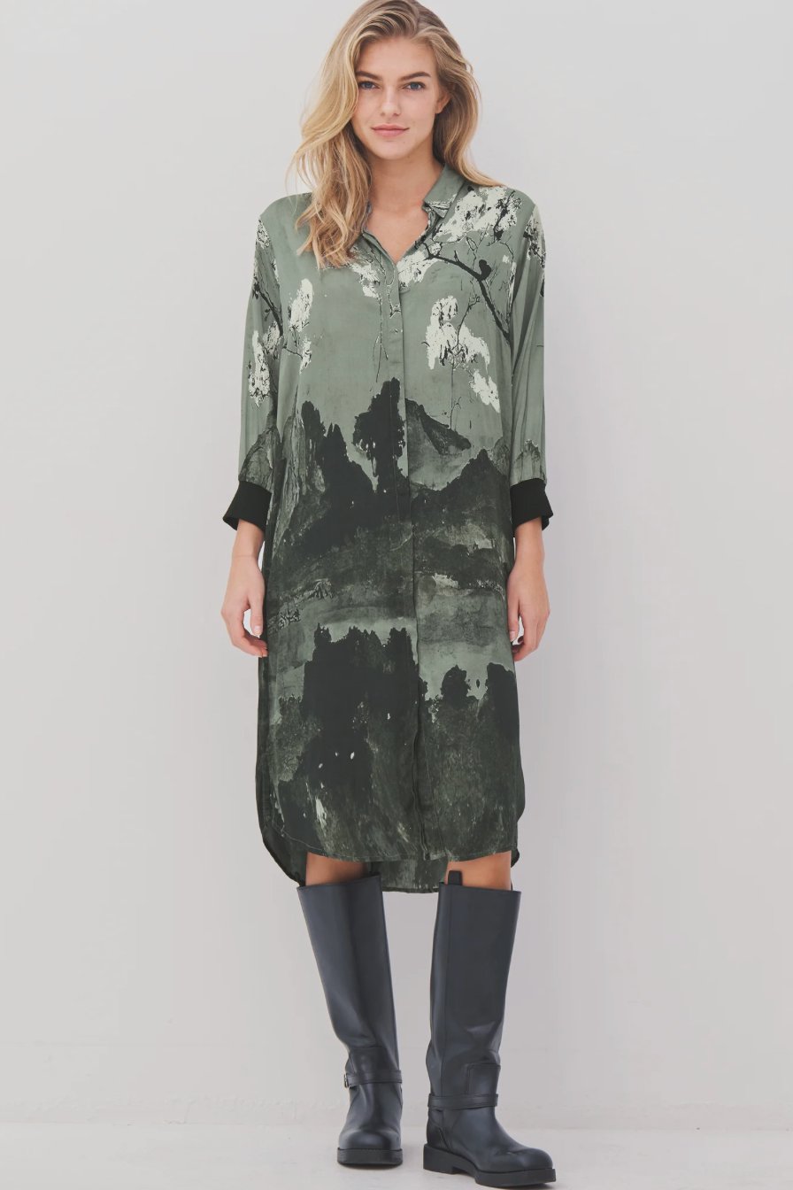 NU Denmark Alli Dress Army