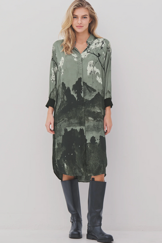 NU Denmark Alli Dress Army
