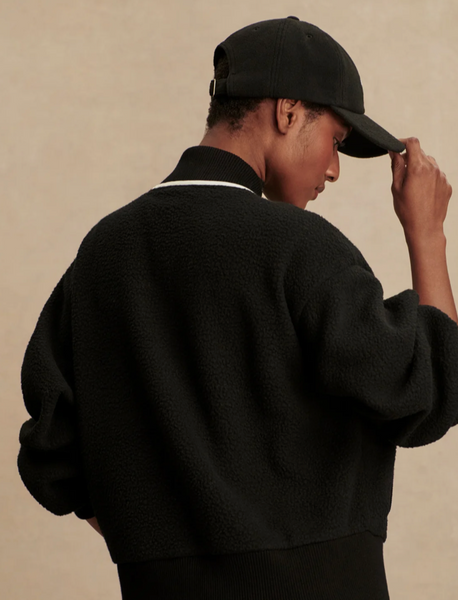 Varley Hansley Full Zip Bomber Black