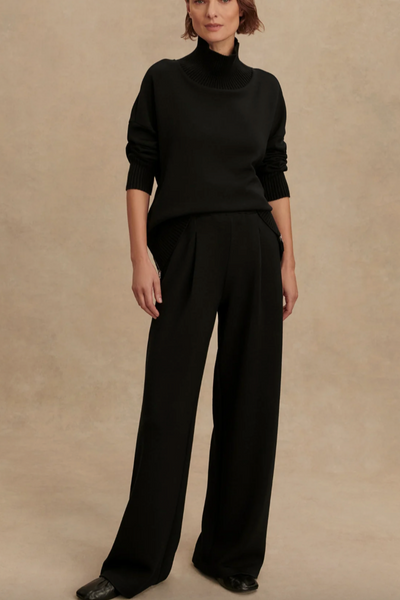Varley Extra Wide Leg Pant 29.5" In Black