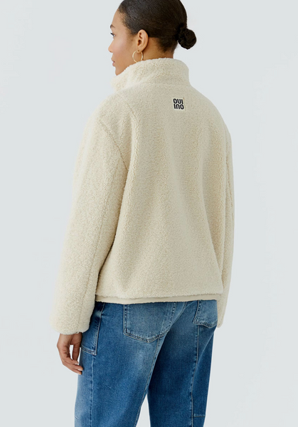 Oui Borg Stone Fleece Jacket