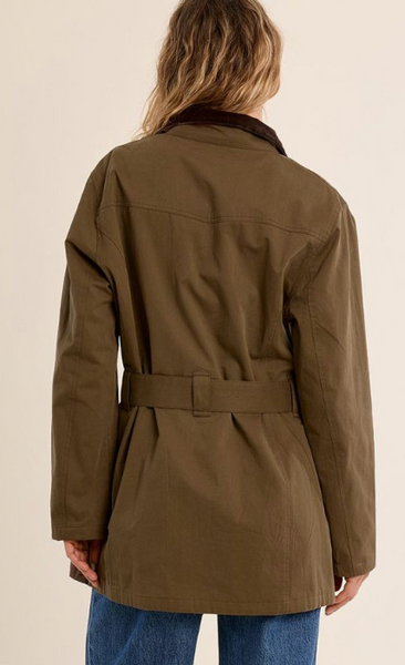 Molly Bracken Belted Parka Jacket