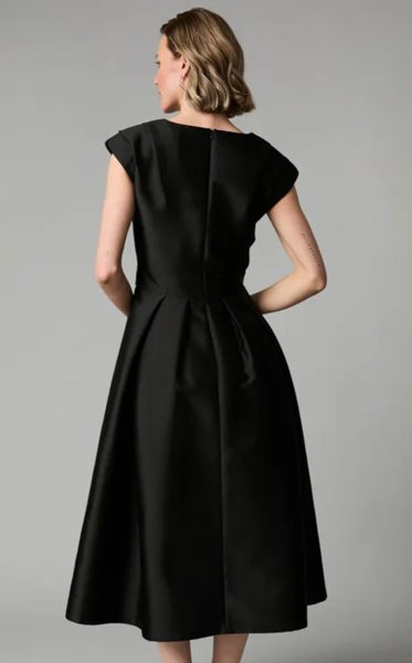 Fee G Grace Black Pleated Dress