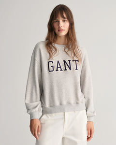 Gant Logo Crew Neck Sweatshirt