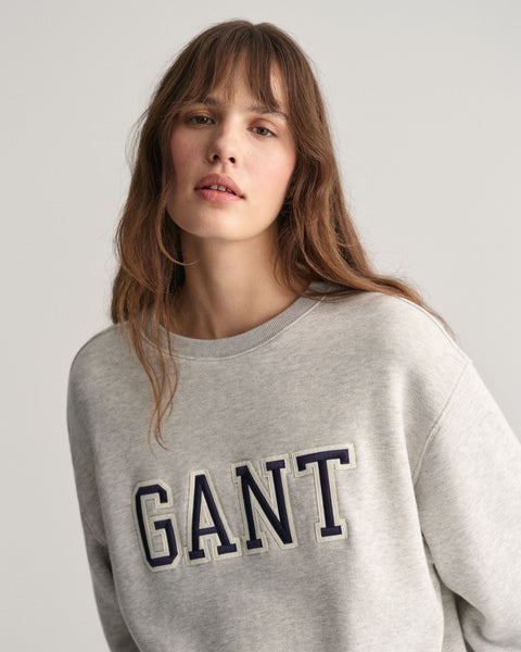 Gant Logo Crew Neck Sweatshirt