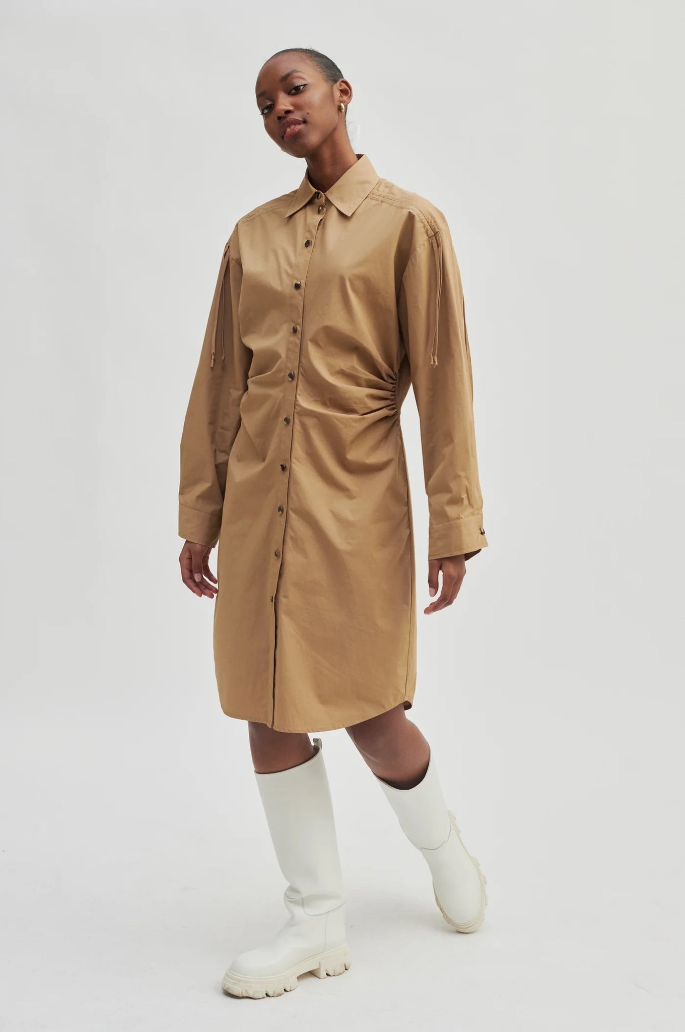 second female shirt dress Second Female Shirt Dress 'Andra' Female White floral size M