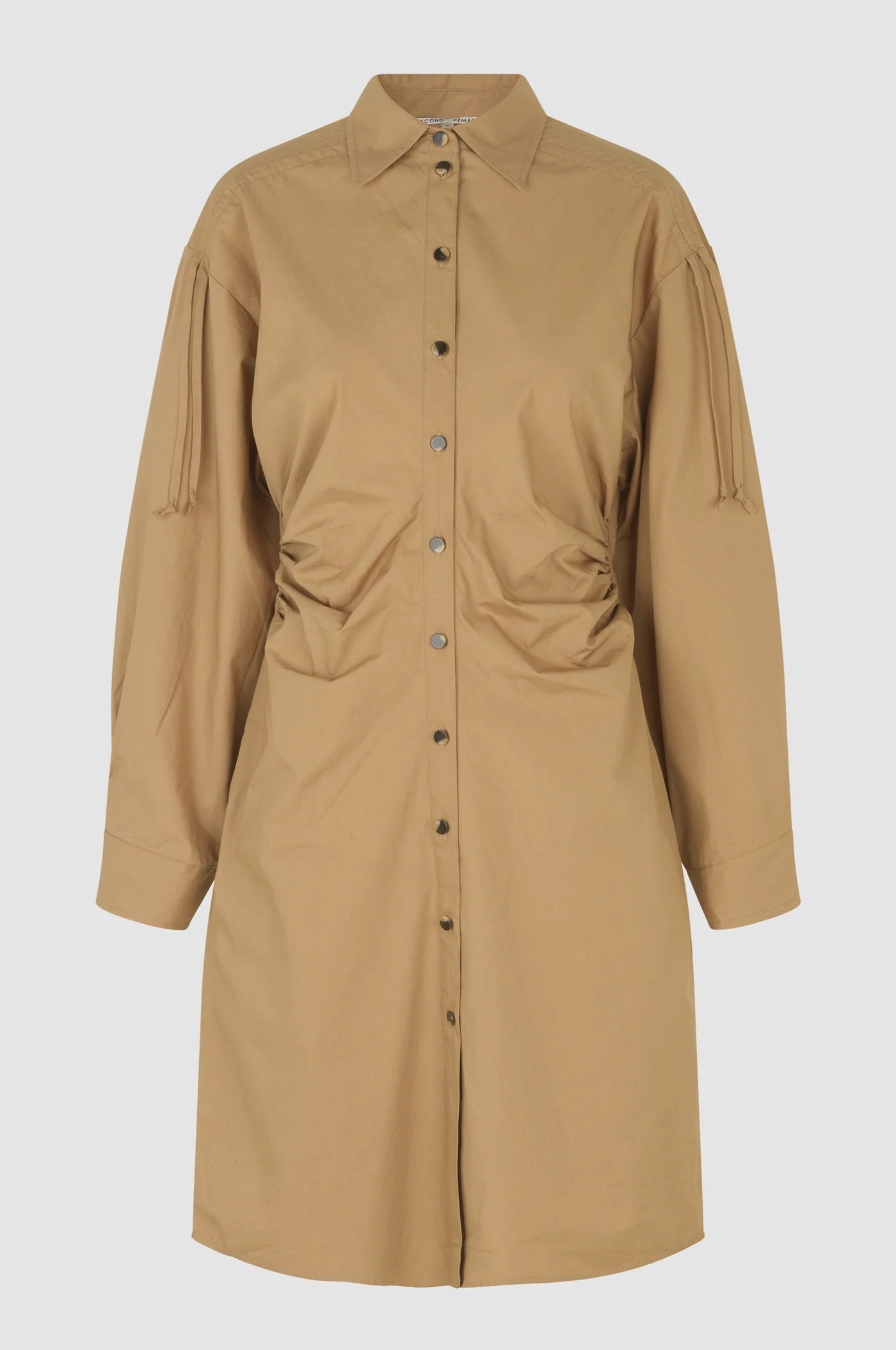 second female shirt dress Second Female Claud Midi Dress
