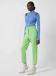 French Connection Green Ruth Tailored Tapered Trousers