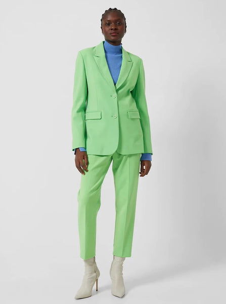 French Connection Green Ruth Tailored Tapered Trousers