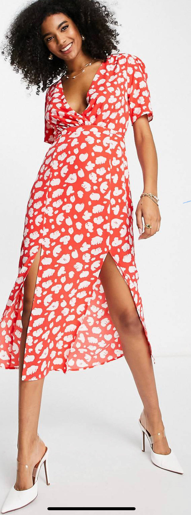 French connection tie waist dress