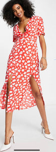 French connection tie waist dress
